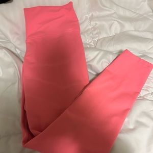 Fabletics leggings bright pink